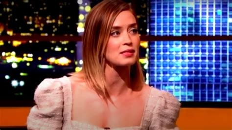 emily blunt leaked|Emily Blunt Says Shes Appalled by Video Showing。